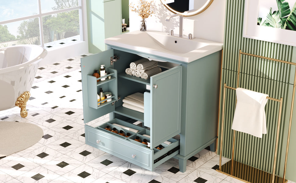 30" Bathroom Vanity With Sink Combo