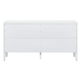Circular Groove Design Retro Sideboard