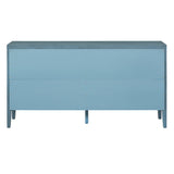 Circular Groove Design Retro Sideboard
