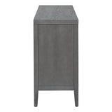 Circular Groove Design Retro Sideboard