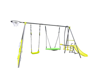 Saucer Swingset With Mini Slide
