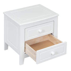 2-Drawer Nightstand for Bedroom