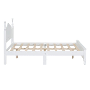 Full Size Wood Platform Bed Frame