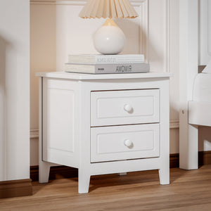 2-Drawer Nightstand for Bedroom