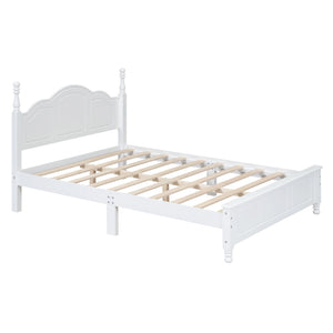 Full Size Wood Platform Bed Frame