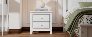 2-Drawer Nightstand for Bedroom