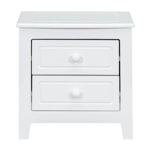 2-Drawer Nightstand for Bedroom