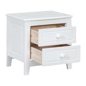 2-Drawer Nightstand for Bedroom