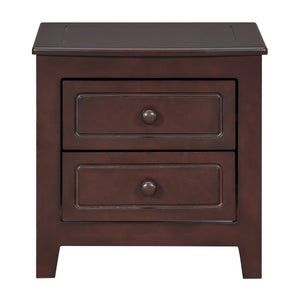 2-Drawer Nightstand for Bedroom