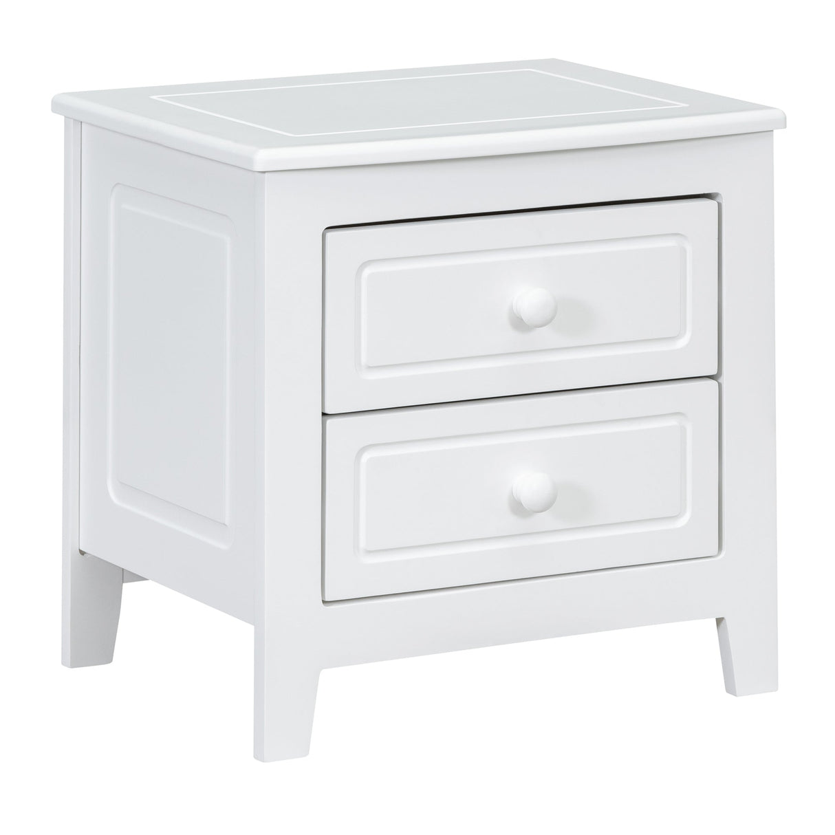 2-Drawer Nightstand for Bedroom