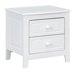 2-Drawer Nightstand for Bedroom