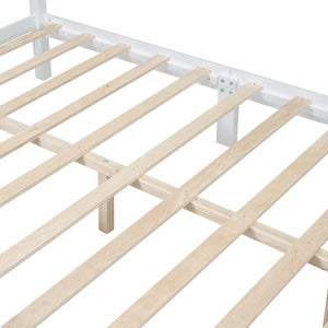 Full Size Wood Platform Bed Frame