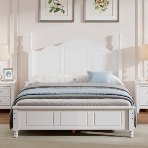Full Size Wood Platform Bed Frame