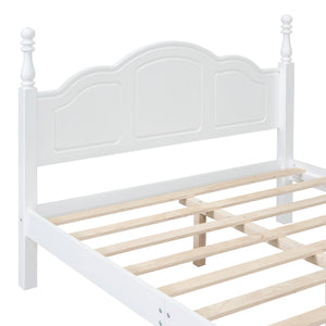 Full Size Wood Platform Bed Frame