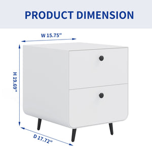 Modern Night Stand Storage Cabinet for Living Room Bedroom