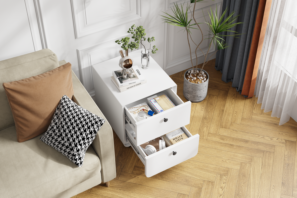 Modern Night Stand Storage Cabinet for Living Room Bedroom