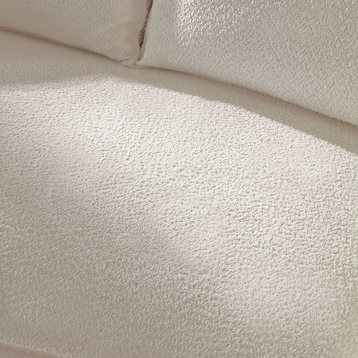 Curved Sofa with Ingenious Shape in Beige