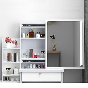 Fashion Vanity Desk with Mirror and Lights