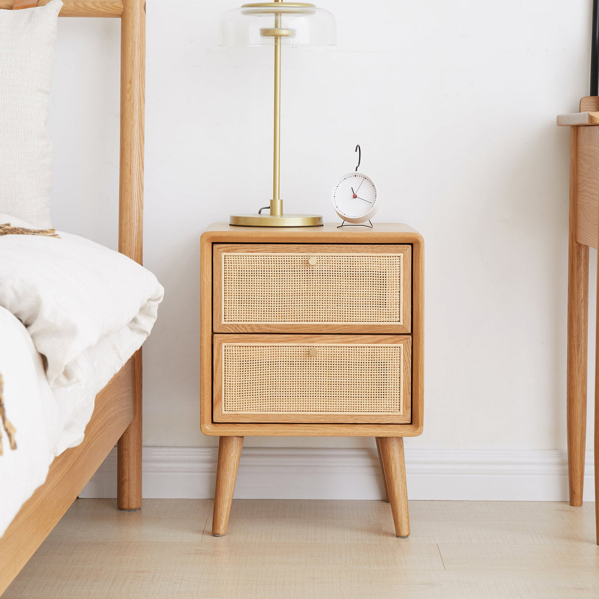 Pure Solid Wood Bedside Cabinet