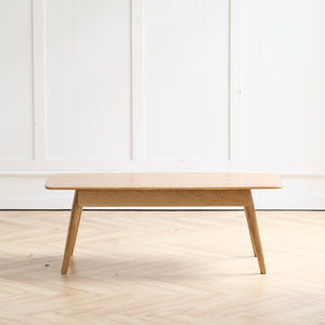 Solid Wood Center Coffee Table with Storage