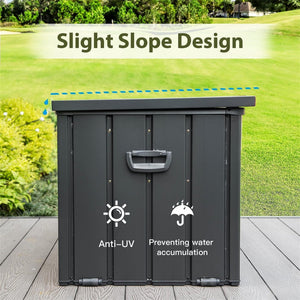 150 Gallon Outdoor Storage Deck Box - Waterproof and Lockable