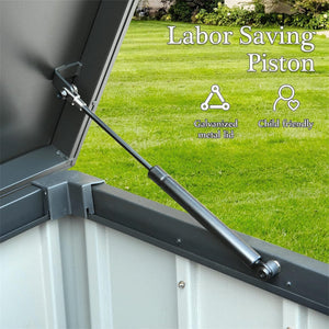 150 Gallon Outdoor Storage Deck Box - Waterproof and Lockable