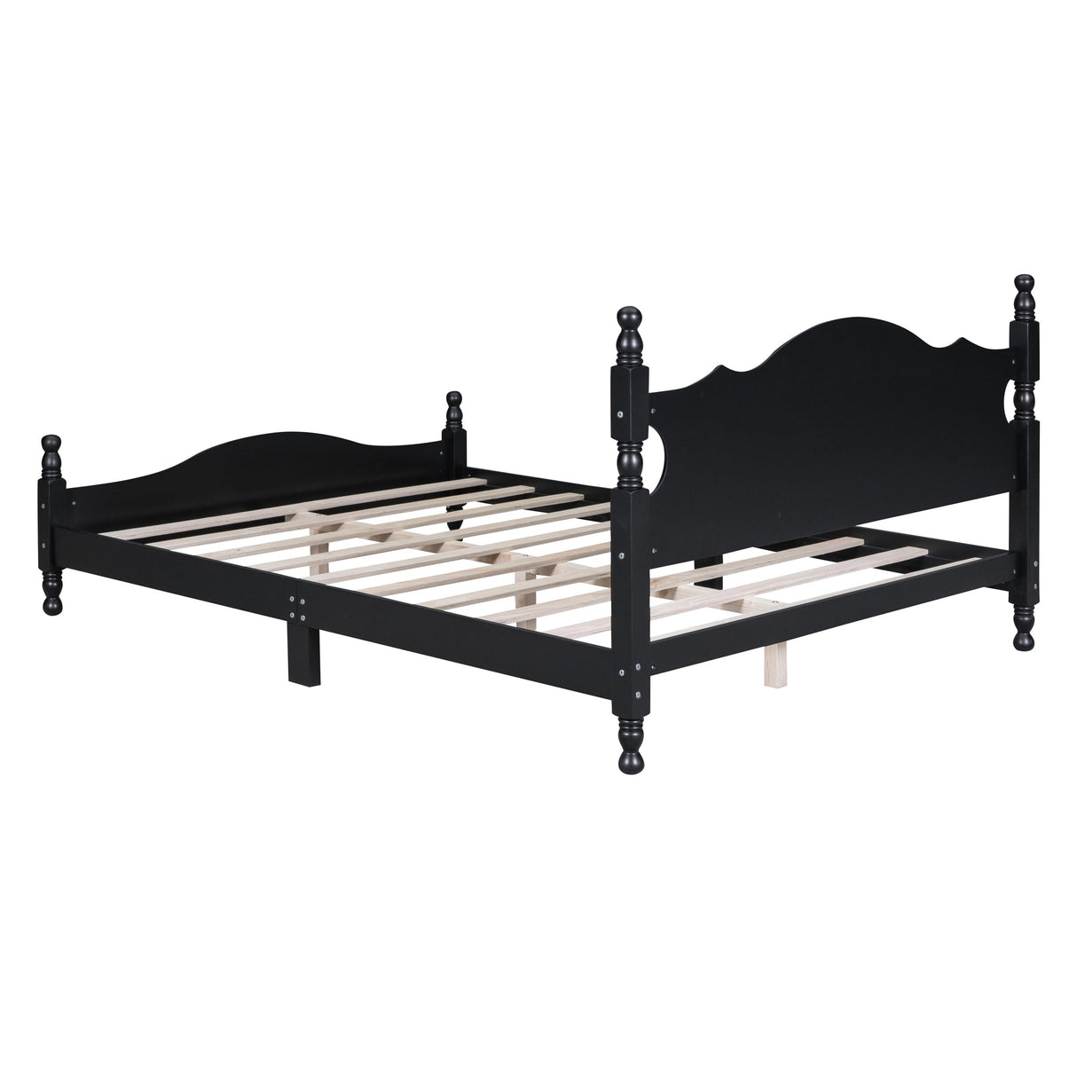 Queen Size Wood Platform Bed Frame