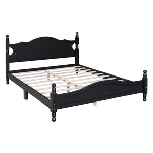 Queen Size Wood Platform Bed Frame