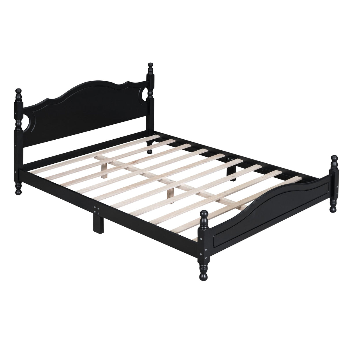Queen Size Wood Platform Bed Frame