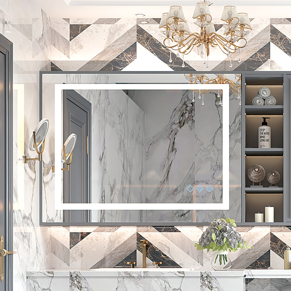 48x36 Inch LED Bathroom Mirror