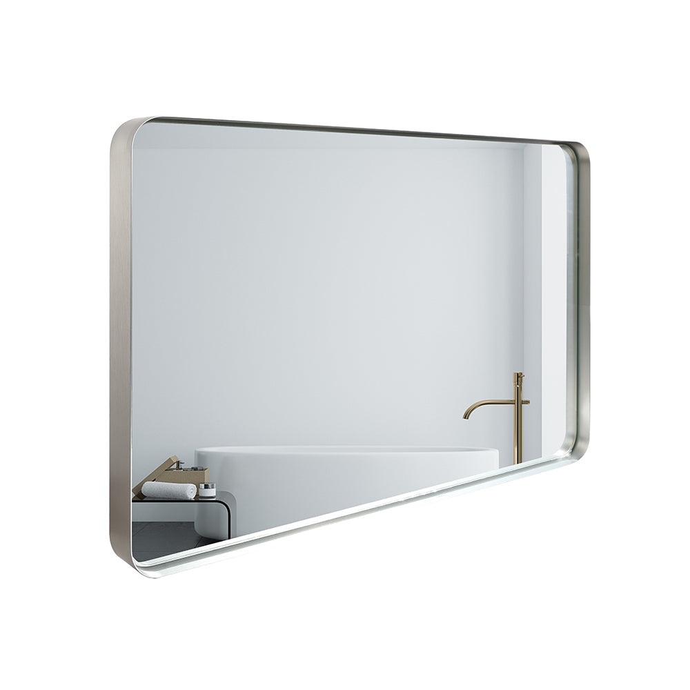 40x30 Inch Brushed Bathroom Mirror