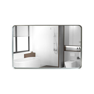 40x30 Inch Brushed Bathroom Mirror
