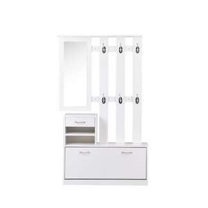 Combination Model Gate Cabinet with Shoe Cabinet & Hang Shelf
