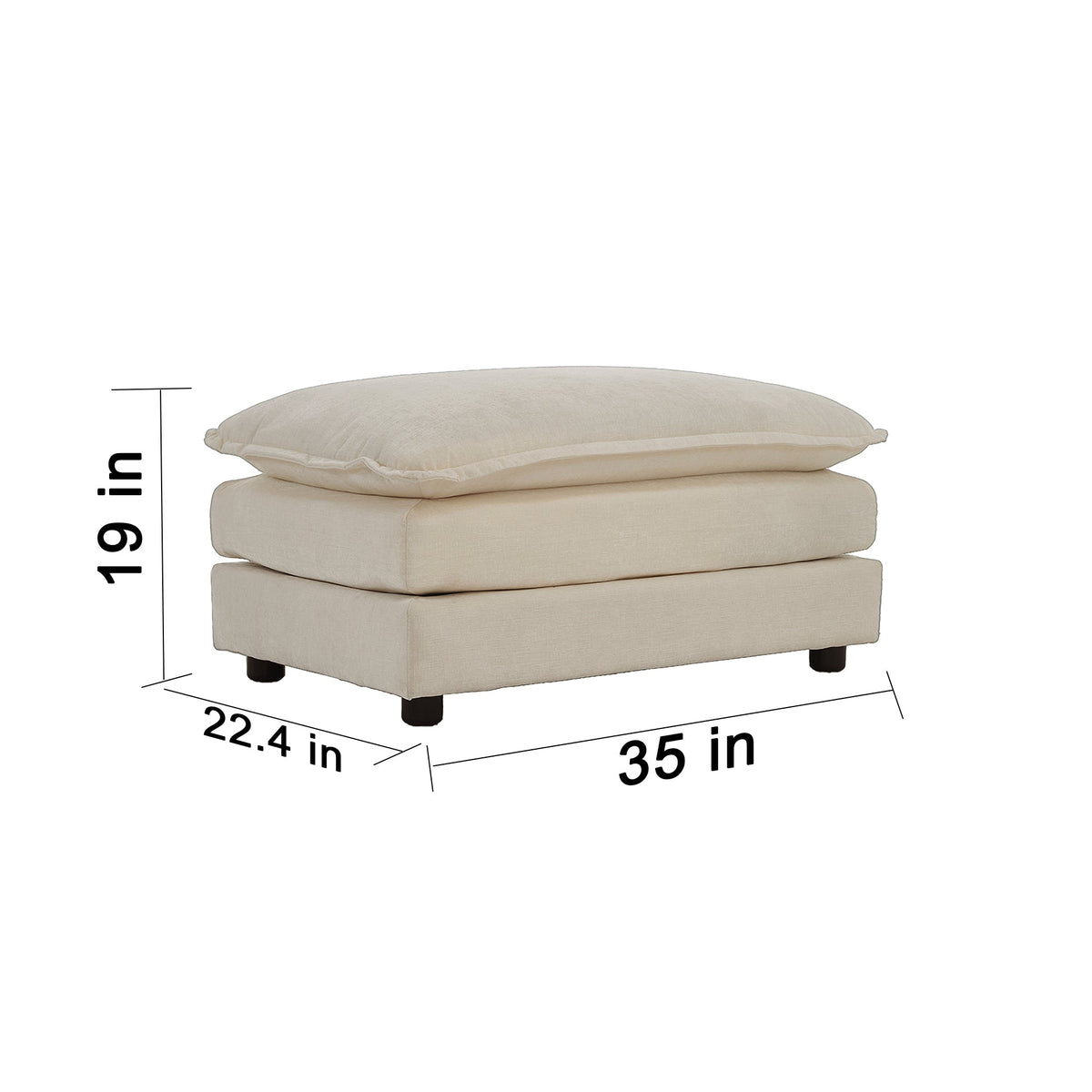 Comfort U Shaped Couch with Reversible Chaise