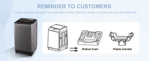 Portable Washing Machine with Imbalance Adjustment