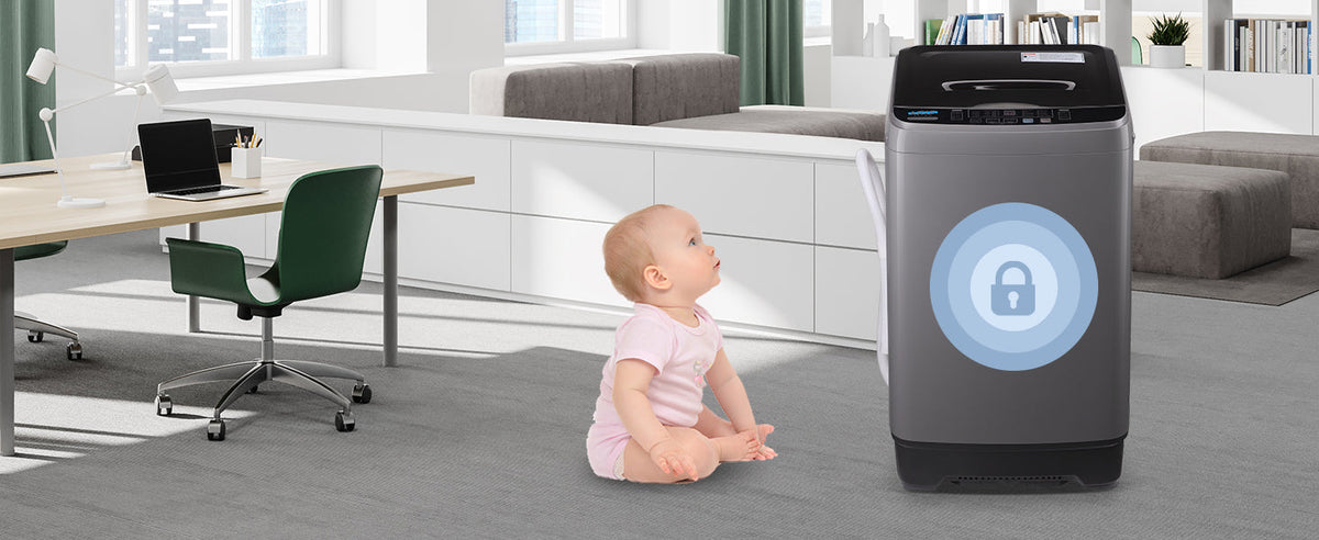 Portable Washing Machine with Imbalance Adjustment