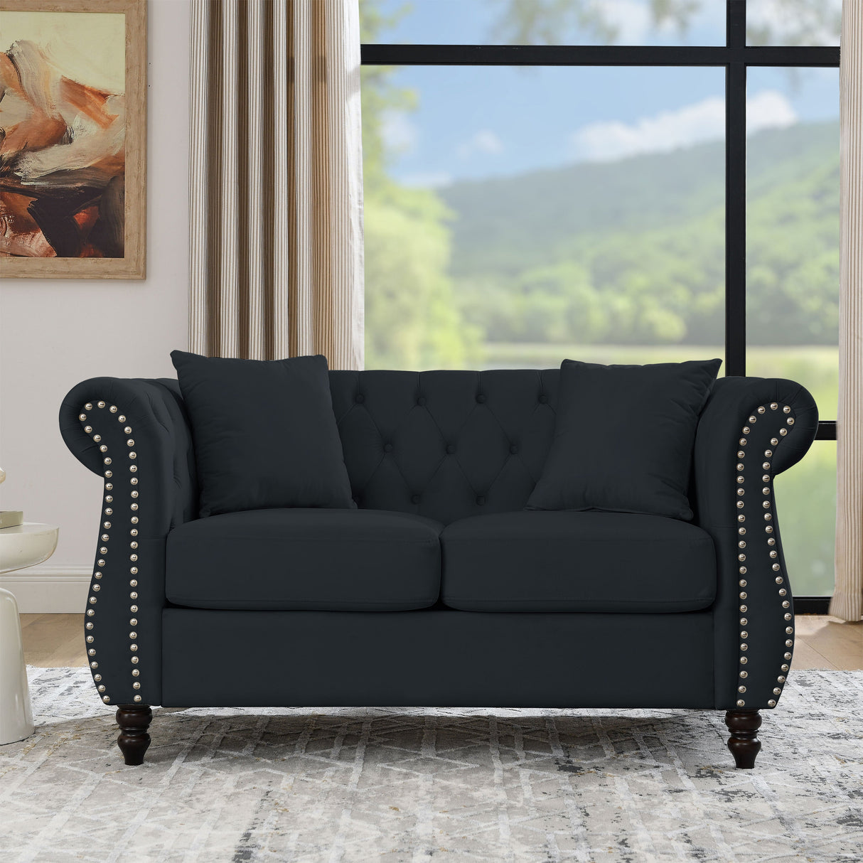 58.8" Chesterfield Sofa