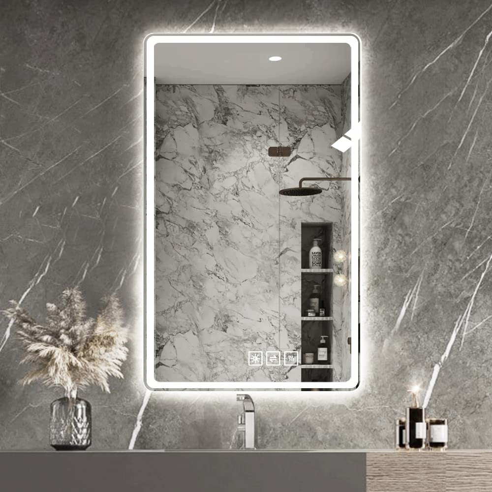 40x32 Inch LED Bathroom Mirror Vanity Mirrors