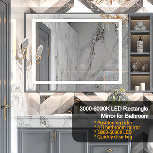 48x36 Inch LED Bathroom Mirror