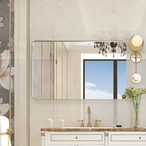 40x30 Inch Brushed Bathroom Mirror
