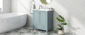 30" Bathroom Vanity With Sink Combo