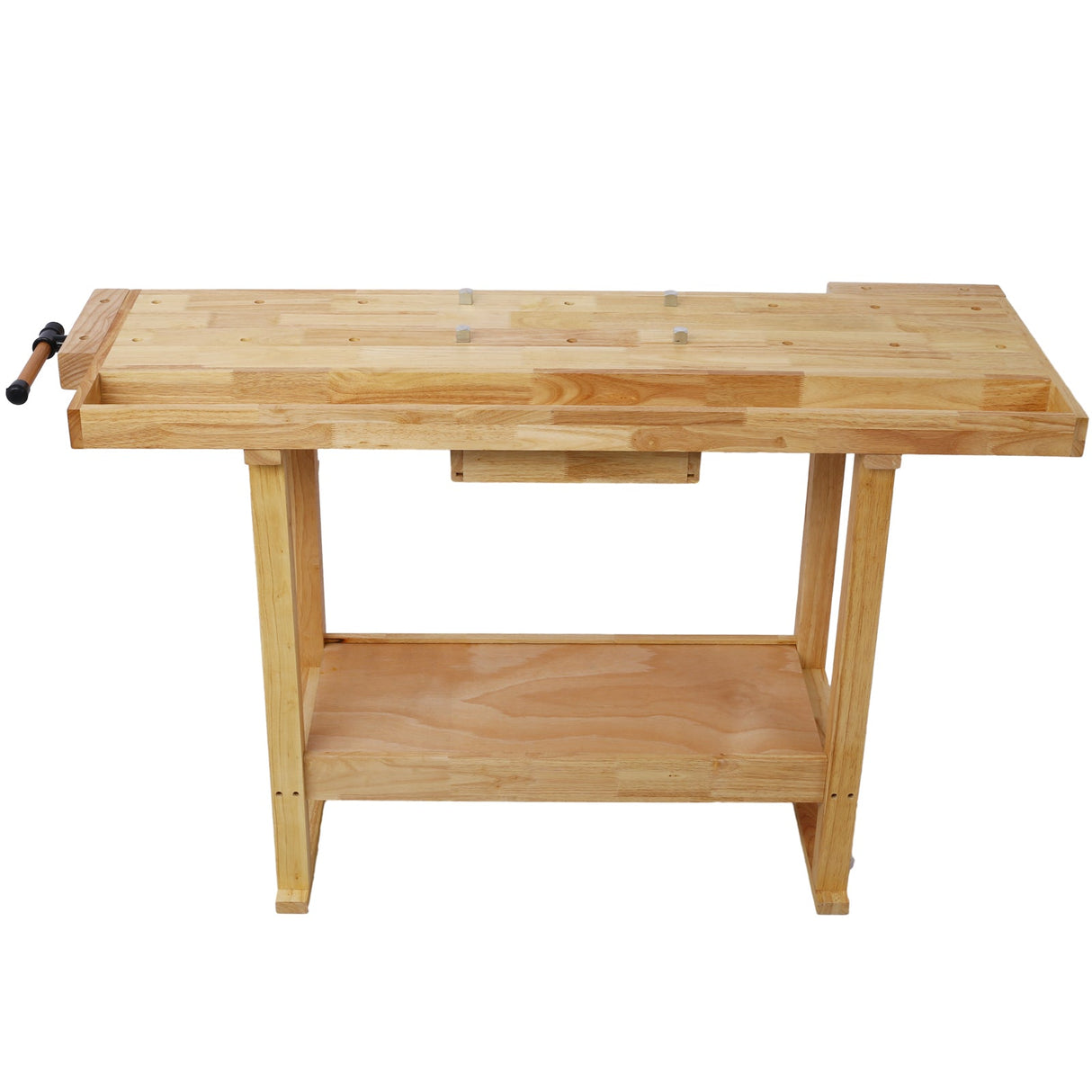 55-Inch Wood Workbench with Bar Clamps Set