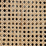 Black Rattan Dining Chair, Set of 2
