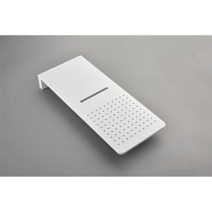 Wall Mounted Waterfall Rain Shower System With 3 Body Sprays & Handheld Shower