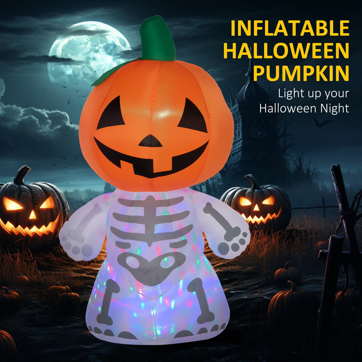 6ft Halloween Inflatables Outdoor Decoration