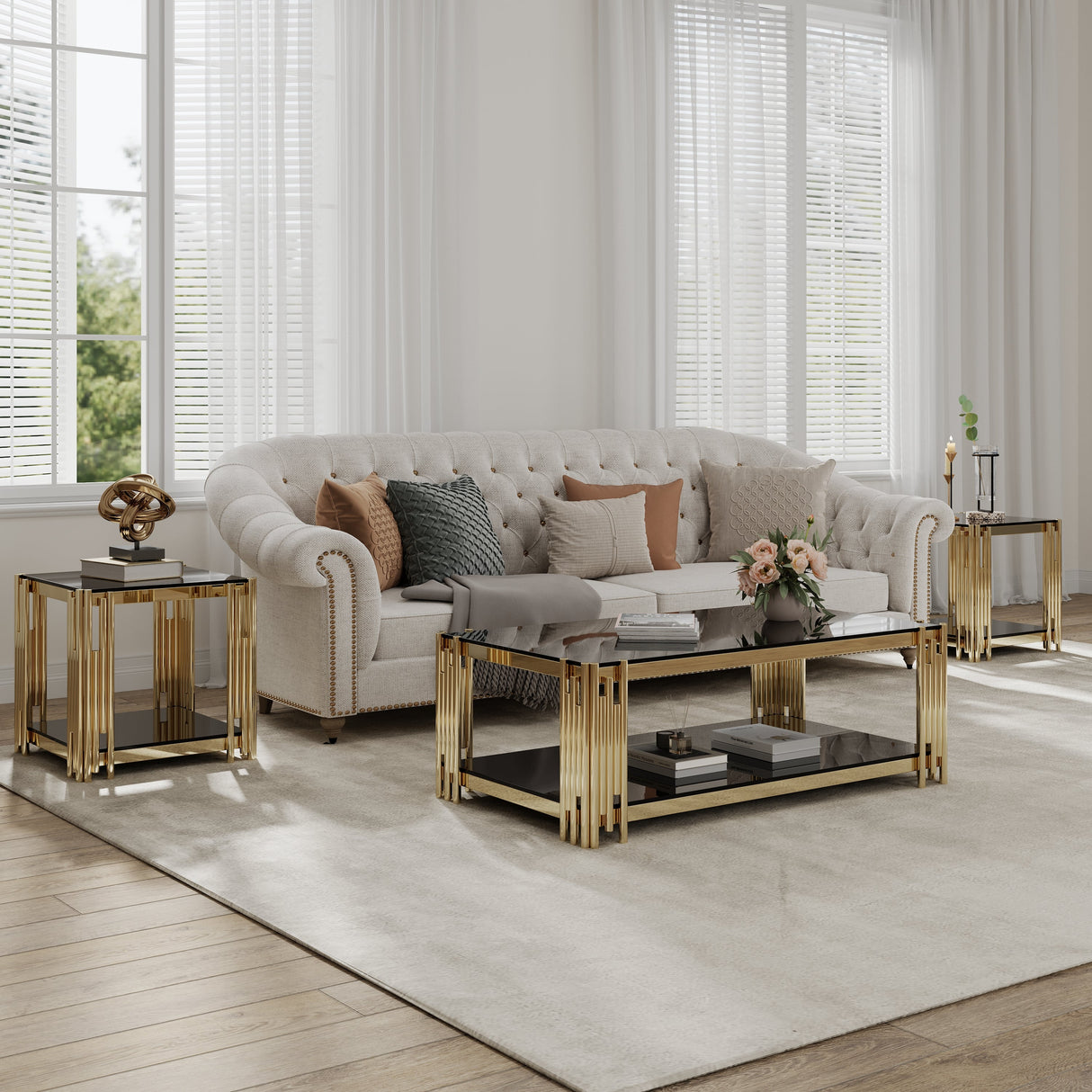 Woker Furniture 20" Wide Square End Table