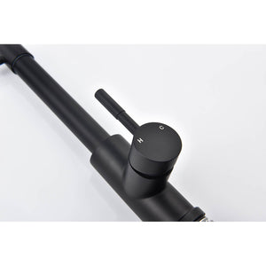 Pull Down Single Handle Spring Kitchen Faucet