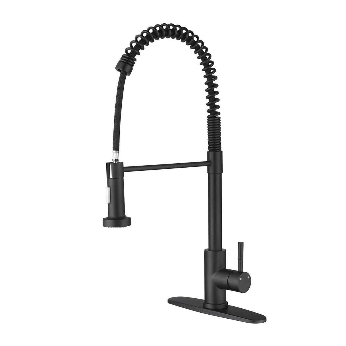 Pull Down Single Handle Spring Kitchen Faucet
