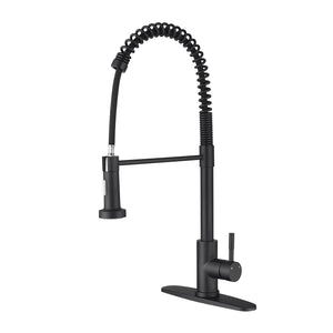 Pull Down Single Handle Spring Kitchen Faucet
