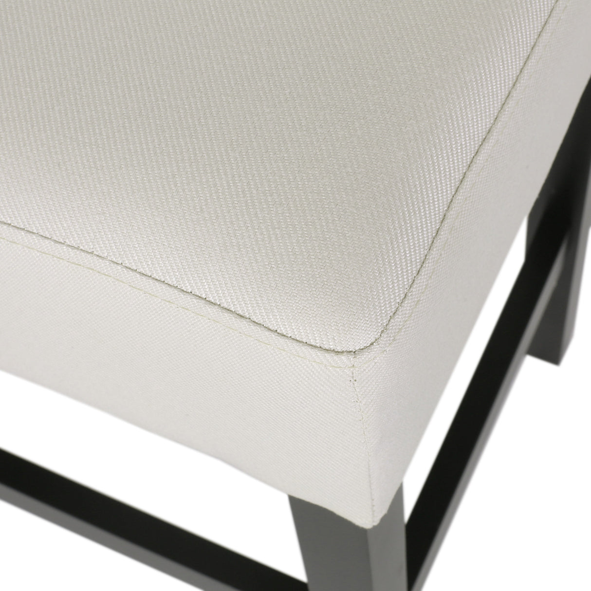 Set of 2, 26.75" Backless Fabric Counter Height Barstool